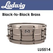 ラディック　：　スネアドラム　Universal　メタルスネアドラム　Black-to-Black Brass　【LU5514】