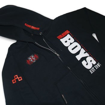 URAWA BOYS ジップパーカー［ブラック］【最終販売】 - UP FOR GRABS.