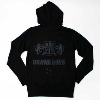 URAWA BOYS フルジップパーカー【ビッグエンブレム】[ブラック