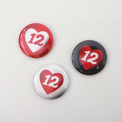 44mm 浦和缶バッジ［HEART No.12］ - UP FOR GRABS.