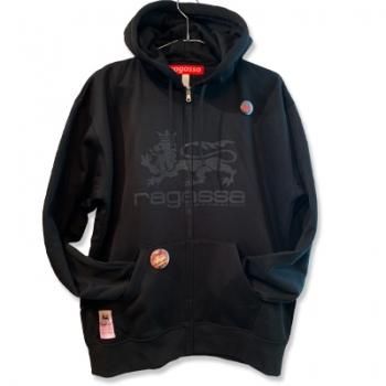 ragassaドライ裏フリースジップパーカー [缶バッジ付き] - UP FOR GRABS.