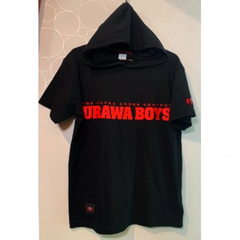 URAWA BOYS フーディTシャツ [ブラック] - UP FOR GRABS.