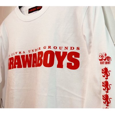 URAWA BOYS 25周年ロングTシャツ [ホワイト] - UP FOR GRABS.