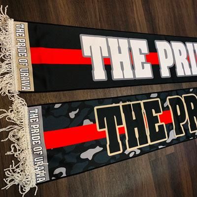 THE PRIDE OF URAWA」スカーフマフラー2022[ブラック×迷彩] - UP