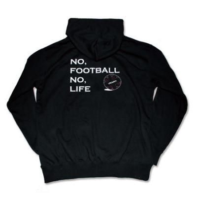 Sale No Football No Life ジップパーカー ブラック Up For Grabs Sale No Football No Life ジップパーカー ブラック Up For Grabs