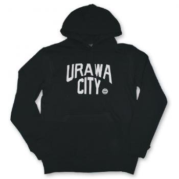 URAWA CITY」 プルパーカー [ブラック] - UP FOR GRABS.