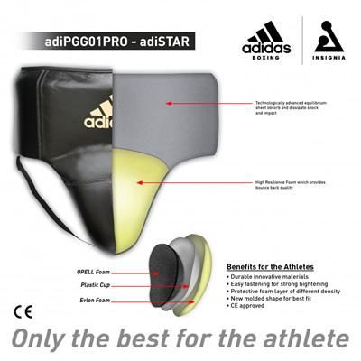 アディダス adidas アディスター PRO カッププロテクター - adidas 格闘技用品 ボクシング用品 空手衣 | リュウジン