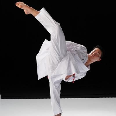 アディダス adidas 空手衣 アディライト（WKF公認）白色 3本ライン