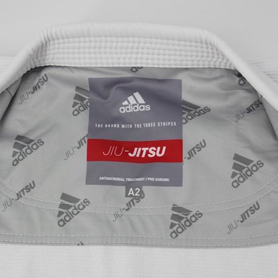 アディダス adidas 柔術着 コンテストプロ (WHITE) | 軽量で丈夫なパールウィーブ素材 | 抗菌素材使用 - adidas 格闘技用品  ボクシング用品 空手衣 | リュウジン