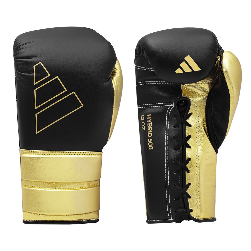 adidas NEW ハイブリッド500 ボクシンググローブ 紐タイプ - adidas 格闘技用品 ボクシング用品 空手衣 | リュウジン