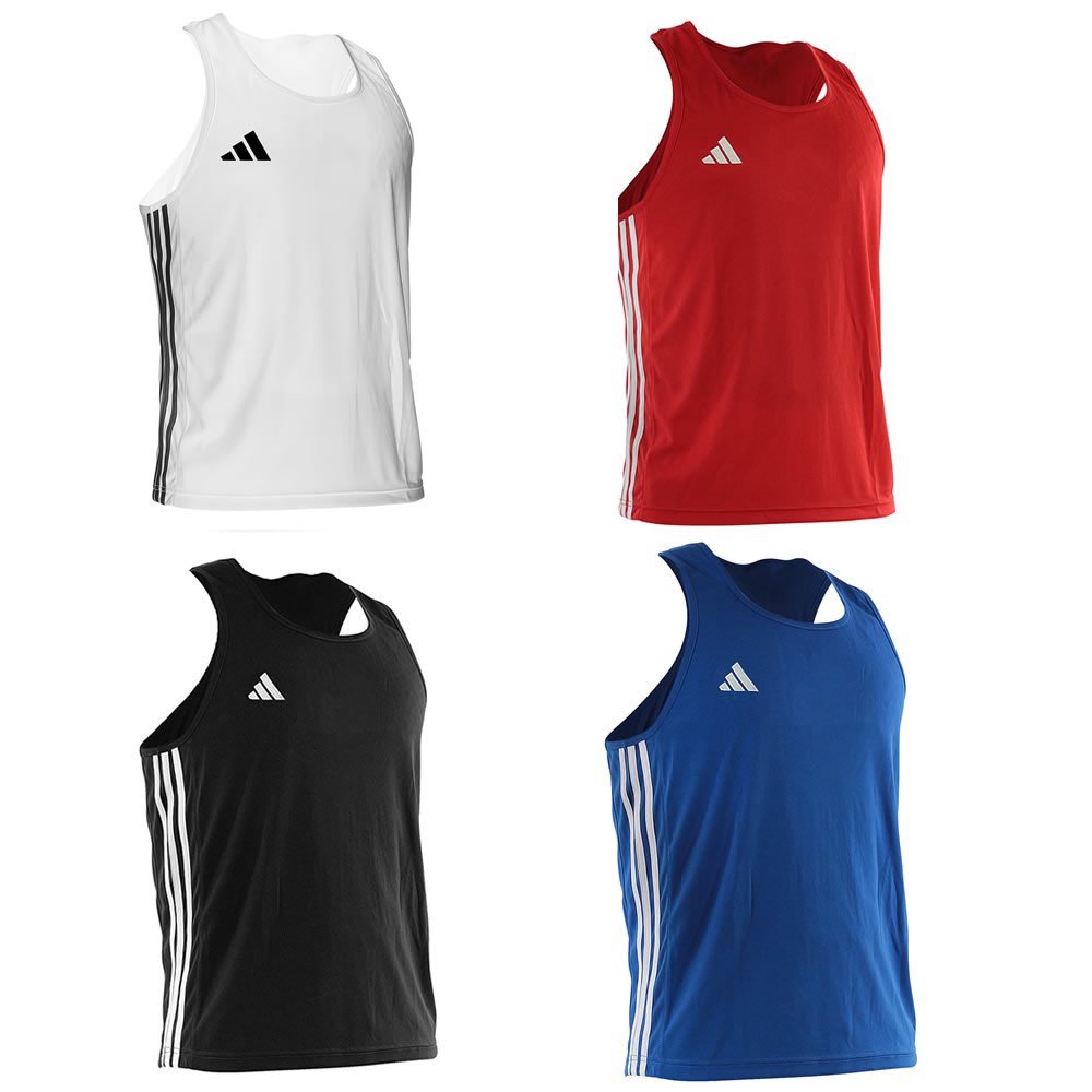 Adidas on sale top red