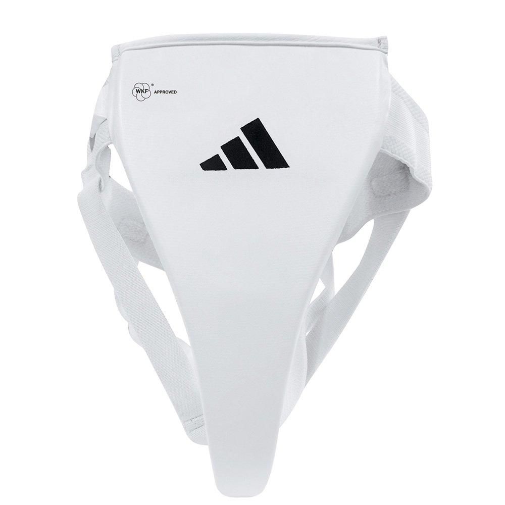 （予約販売品3月6日発送） adidas NEW WKF公認グローインガード　（女性用）ホワイト - adidas 格闘技用品 ボクシング用品 空手衣  | リュウジン