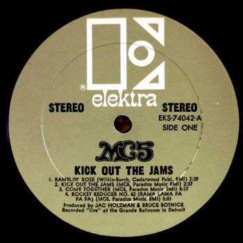 MC5/KICK OUT THE JAMES   中古レコード：ハードスタッフ HARDSTUFF