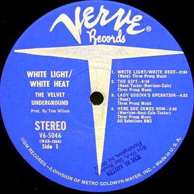 VELVET UNDERGROUND-WHITE LIGHT/WHITE HEAT - 中古レコード：ハードスタッフ HARDSTUFF 廃盤、レア盤、貴重盤、UK  オリジナル盤、各国オリジナル盤、