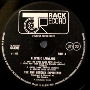 JIMI HENDRIX EXPERIENCE/ELECTRIC LADYLAND - 中古レコード：ハード