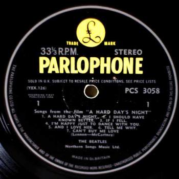 THE BEATLES/A HARD DAY'S NIGHT - 中古レコード：ハードスタッフ 