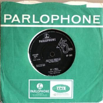 ７インチ☆BEATLES☆If I Fell UK Parlophone オリジ-