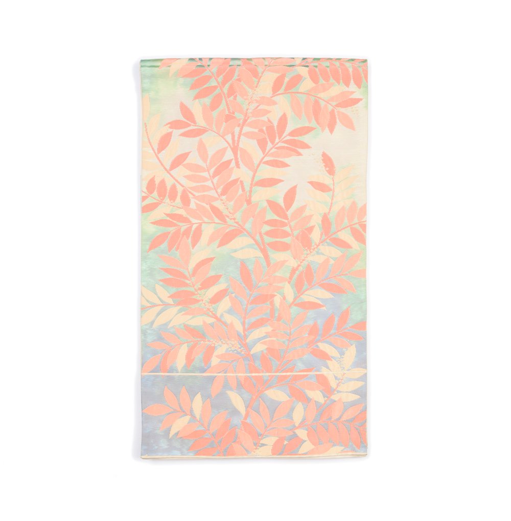 「袋帯●パステルカラー　葉と実」の商品画像