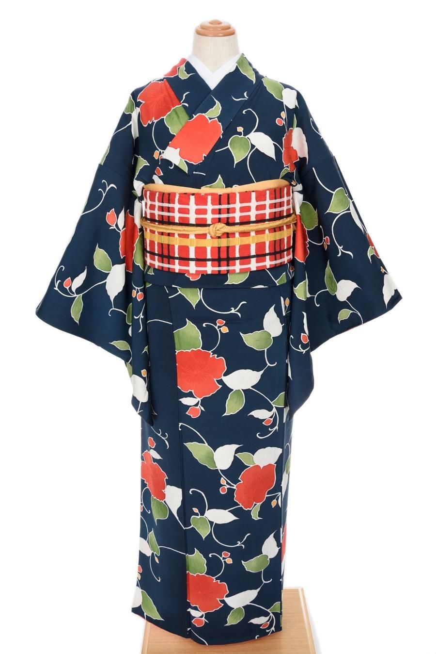 かっこわらい雑貨店　JUNX限定よしこ赤着物 かっこわらい雑貨店 JUNX限定よしこ赤着物