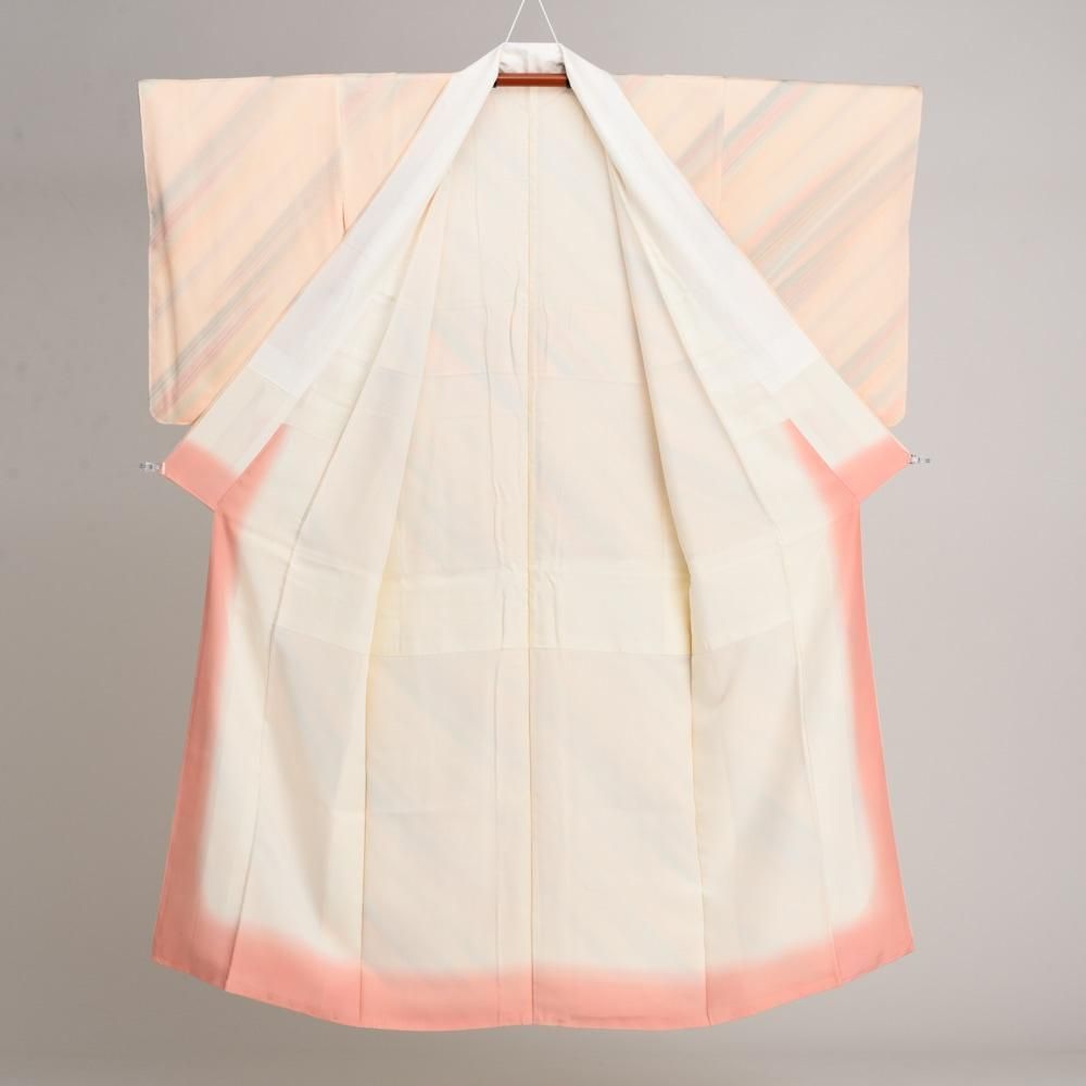 薄桃色 斜め暈し - からん::アンティーク着物・リサイクル着物の通販サイト