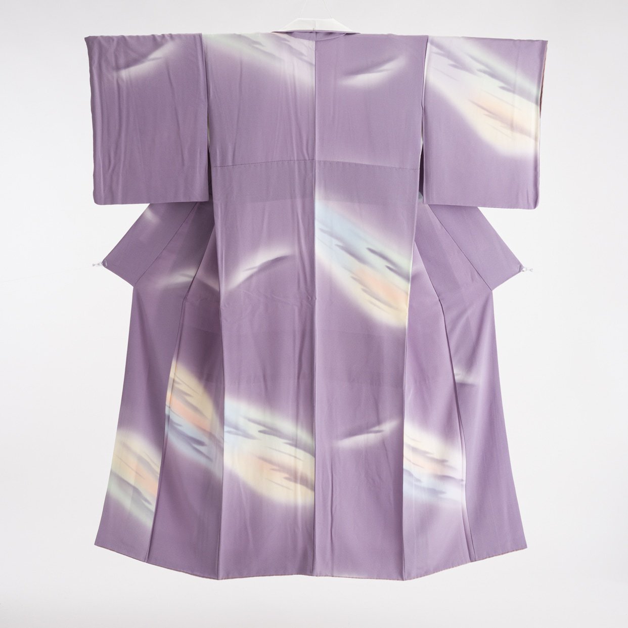 藤紫の地 朝焼けのような暈し からん アンティーク着物 リサイクル着物の通販サイト