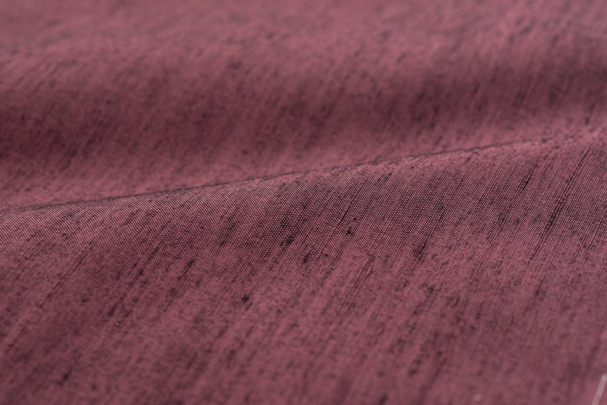 紬 無地 赤紫 - からん::アンティーク着物・リサイクル着物の通販サイト