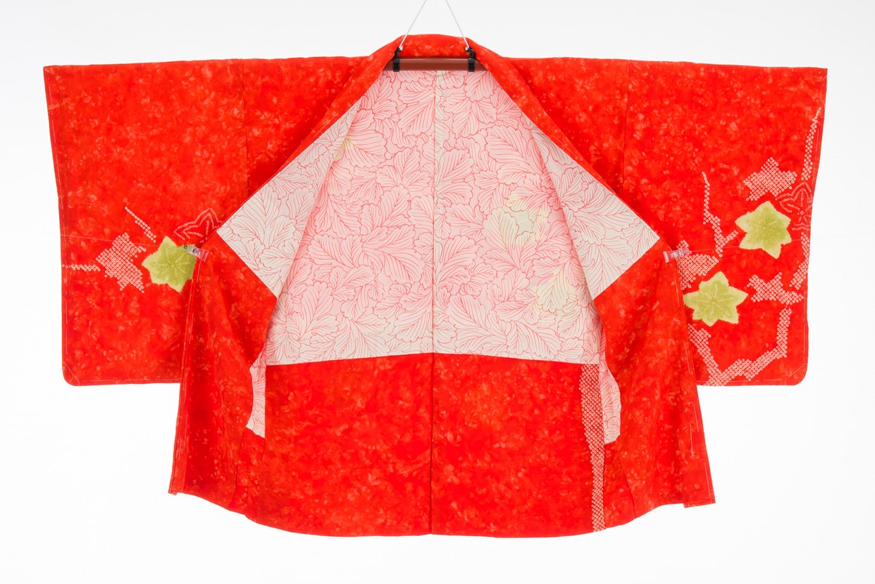 絞り絵羽織 紅葉 - からん::アンティーク着物・リサイクル着物の通販サイト