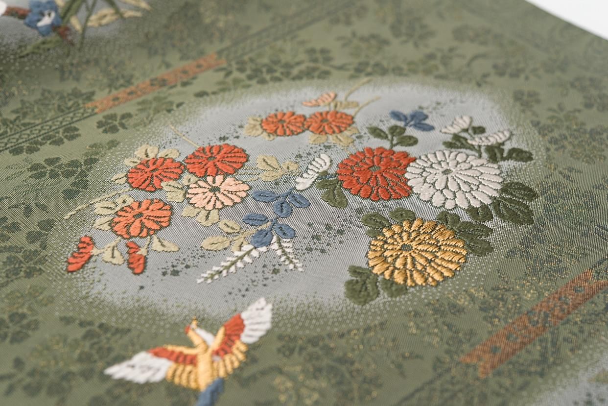 袋帯○花と鳥 - からん::アンティーク着物・リサイクル着物の通販サイト