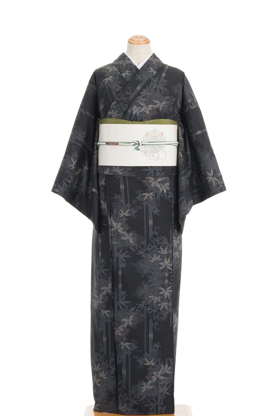 大島紬 笹 - からん::アンティーク着物・リサイクル着物の通販サイト