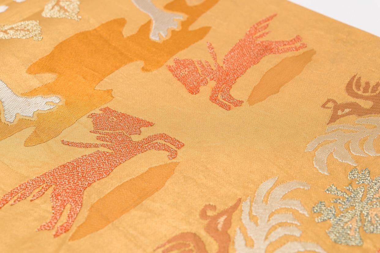 袋帯○馬と鳳凰 - からん::アンティーク着物・リサイクル着物の
