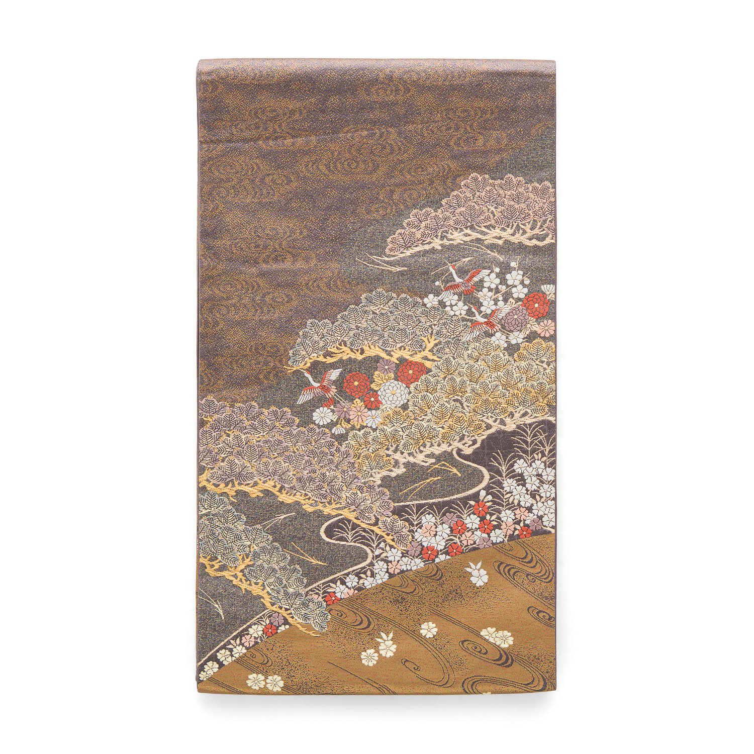 袋帯○松と鶴 - からん::アンティーク着物・リサイクル着物の通販サイト