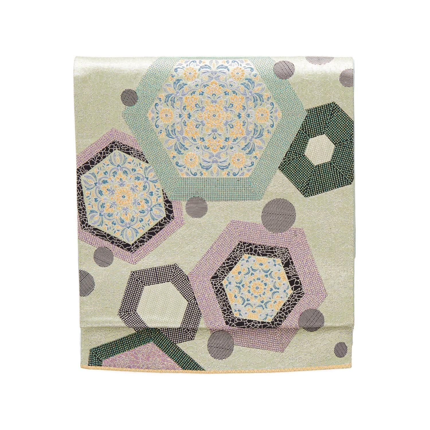 袋帯○亀甲に華紋 - からん::アンティーク着物・リサイクル着物の通販