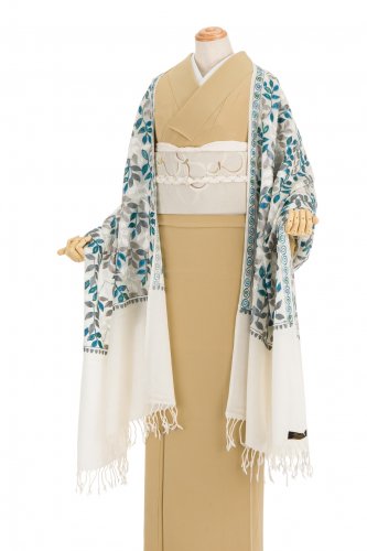 カシミール刺繍ストール - からん::アンティーク着物・リサイクル着物 