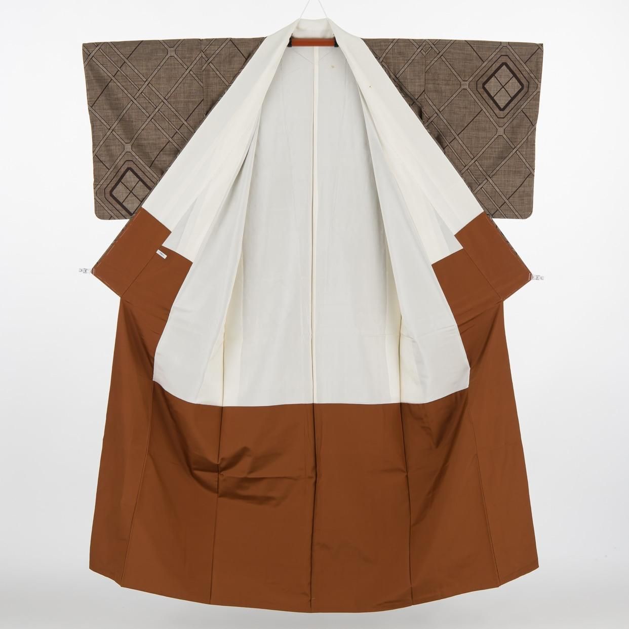 大島紬 菱繋ぎ - からん::アンティーク着物・リサイクル着物の通販サイト