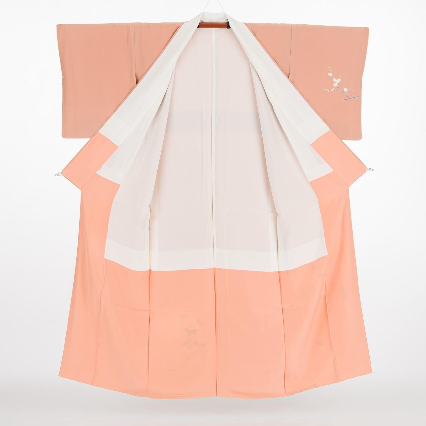 ハト　鳩　はと　付下げ　付け下げ ハト 鳩 はと 付下げ 付け下げ 付け下げ訪問着 牡丹と鳩 作家