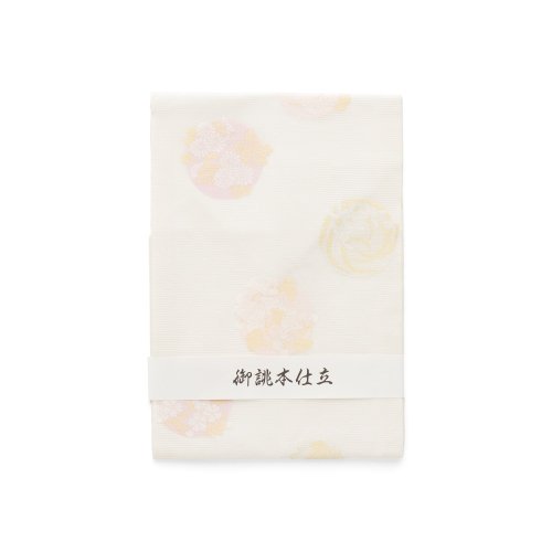 新品　絽　夏帯　花丸のサムネイル画像