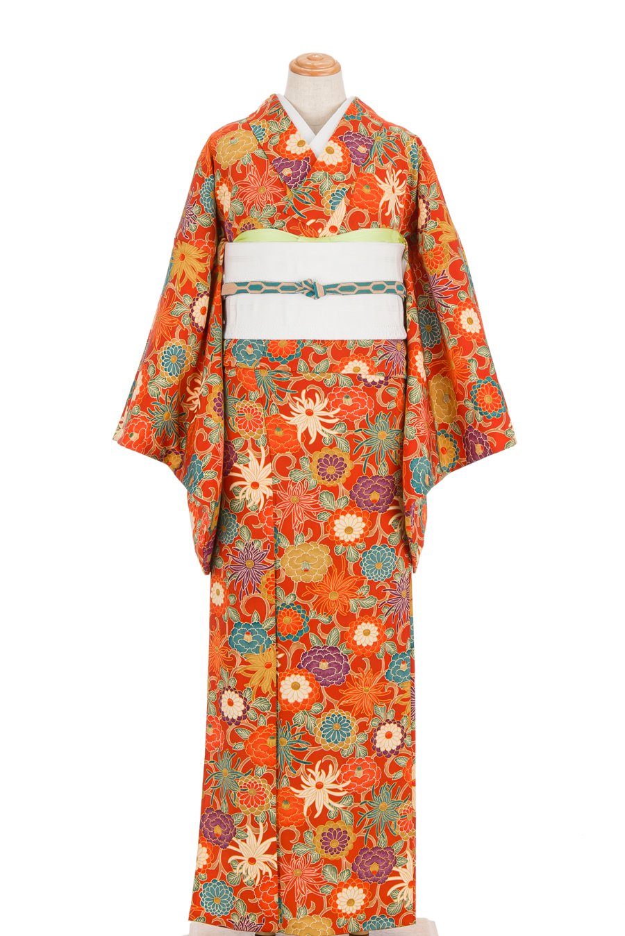 「単衣　菊と牡丹」の商品画像