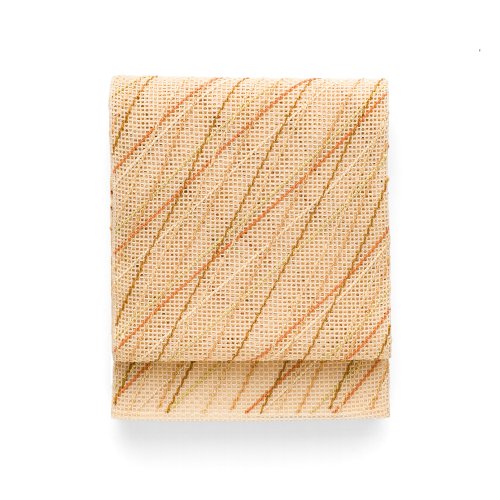 夏帯　羅　斜めラインのサムネイル画像