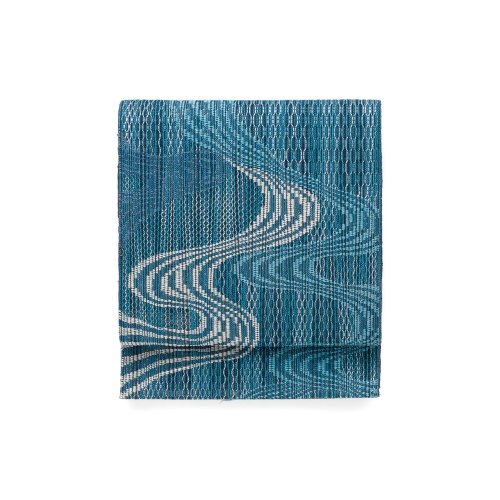 夏帯　羅　流水模様のサムネイル画像