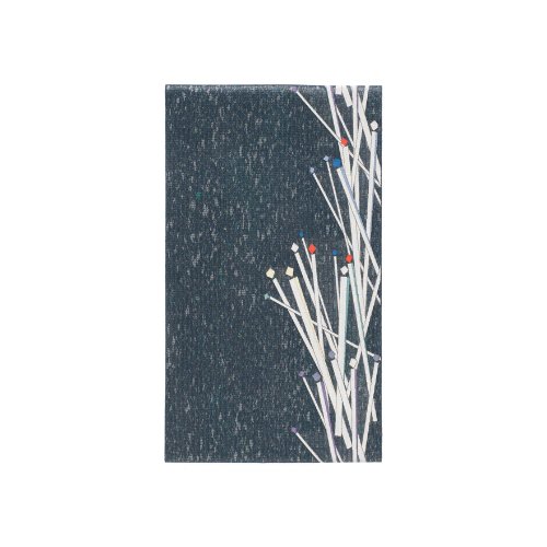 夏袋帯●縦絽　キャンドルのような柄のサムネイル画像