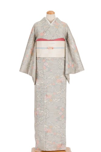 大島紬　寺院と花のサムネイル画像