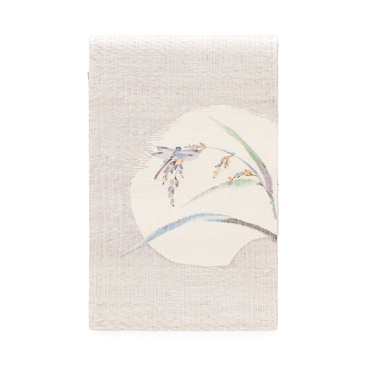 「夏袋帯●紗　稲穂に蜻蛉」の商品画像
