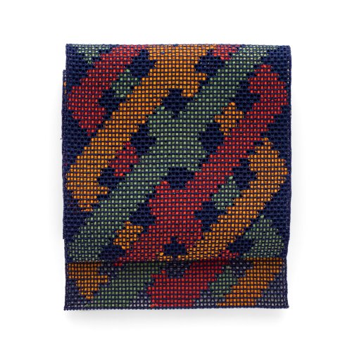 夏帯　羅　リボン織りのサムネイル画像