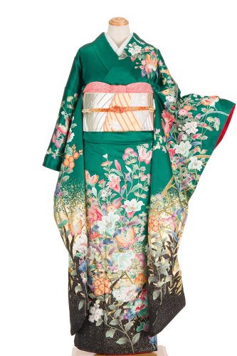 振袖　谷崎潤一郎の世界　洋花と蝶のサムネイル画像