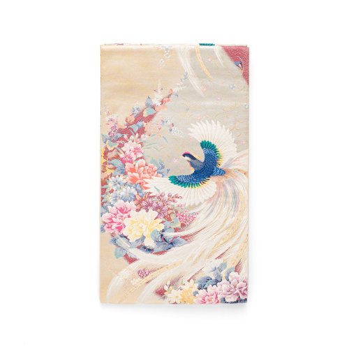 袋帯●花と色鮮やかな鳳凰のサムネイル画像