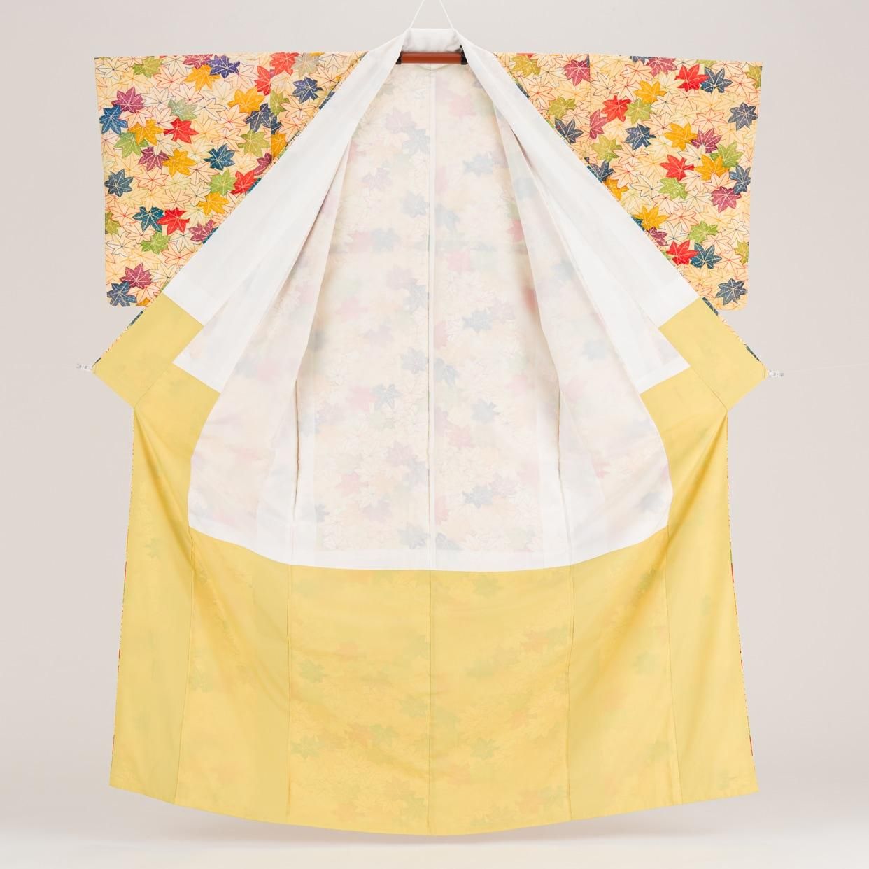 秋！紅葉！超美品新品未使用の着物 楽天市場】【レンタル】 訪問着 着物 もみじ 紅葉訪問着M寸・着物