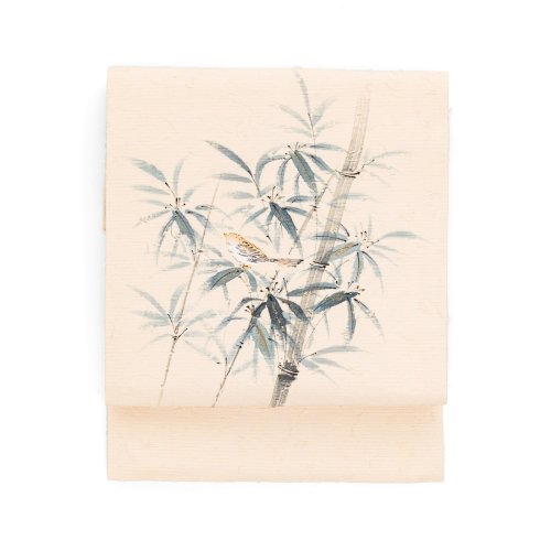 ひげ紬　竹に鳥のサムネイル画像