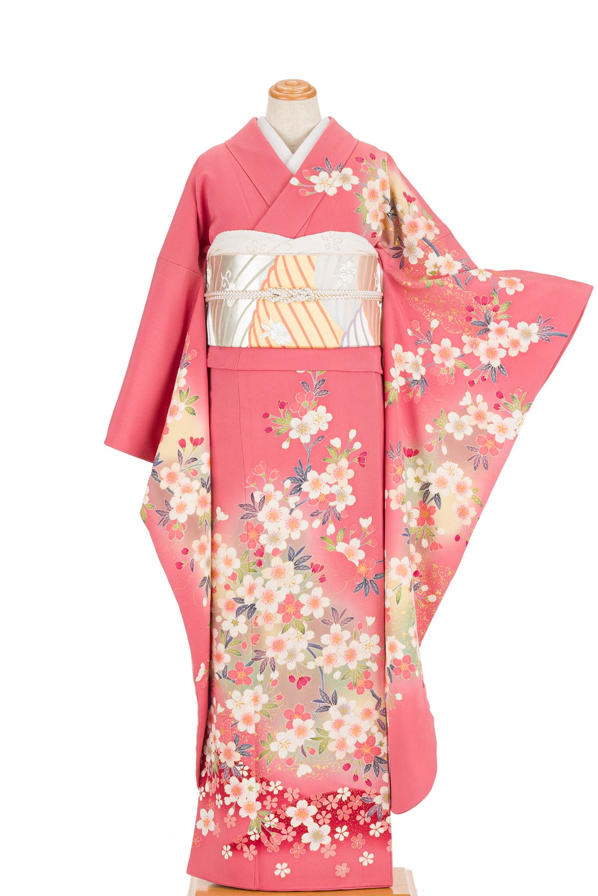 「振袖　ピンク地　桜」の商品画像