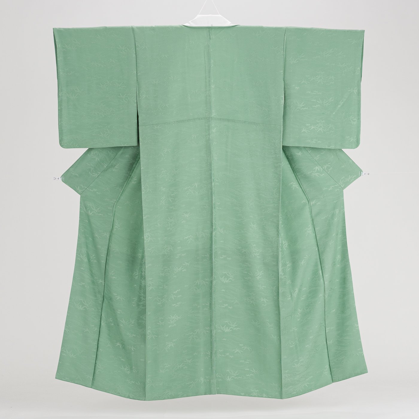 色無地 無紋 浅緑 - からん::アンティーク着物・リサイクル着物の通販 