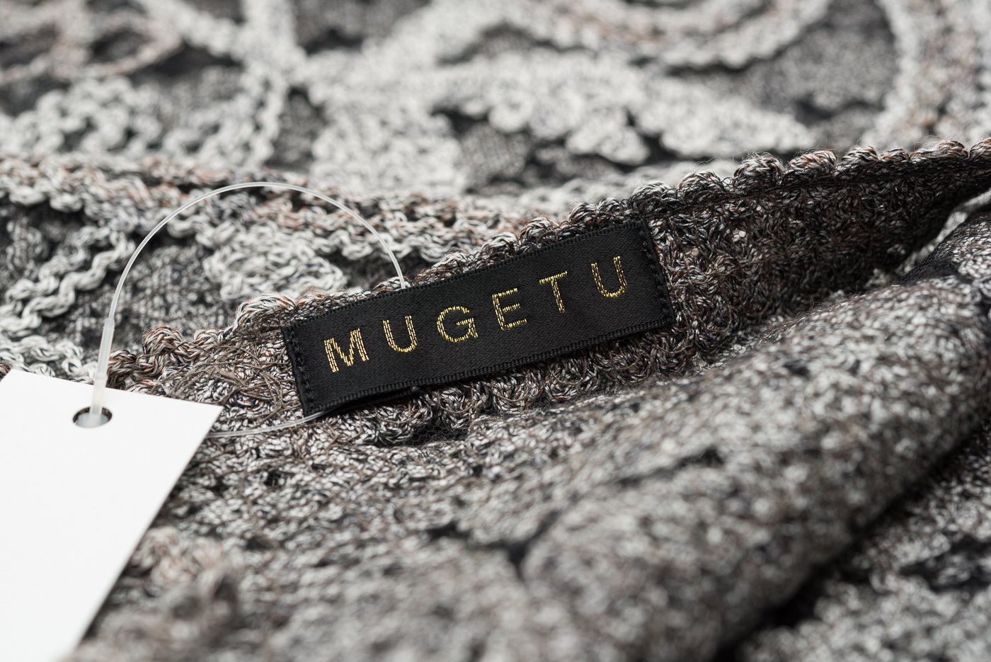 無月MUGETSU ショール グレー - からん::アンティーク着物・リサイクル